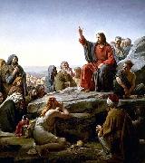 Carl Heinrich Bloch The Sermon on the Mount by Carl Heinrich Bloch France oil painting artist